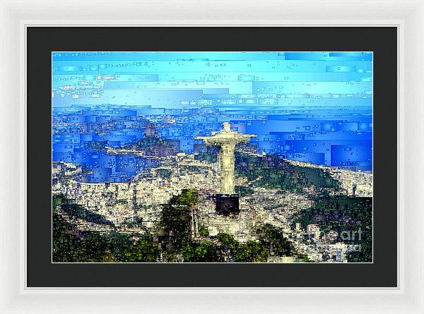 Framed Print - Cristo In Rio De Janeiro Brazil