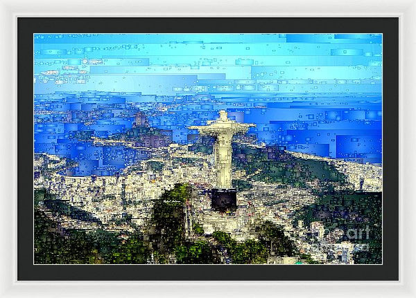 Framed Print - Cristo In Rio De Janeiro Brazil