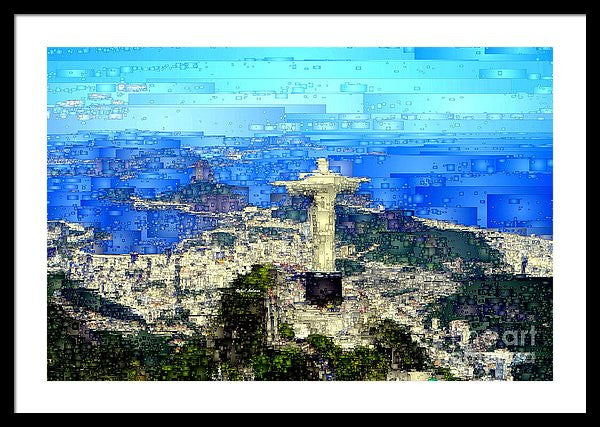 Framed Print - Cristo In Rio De Janeiro Brazil