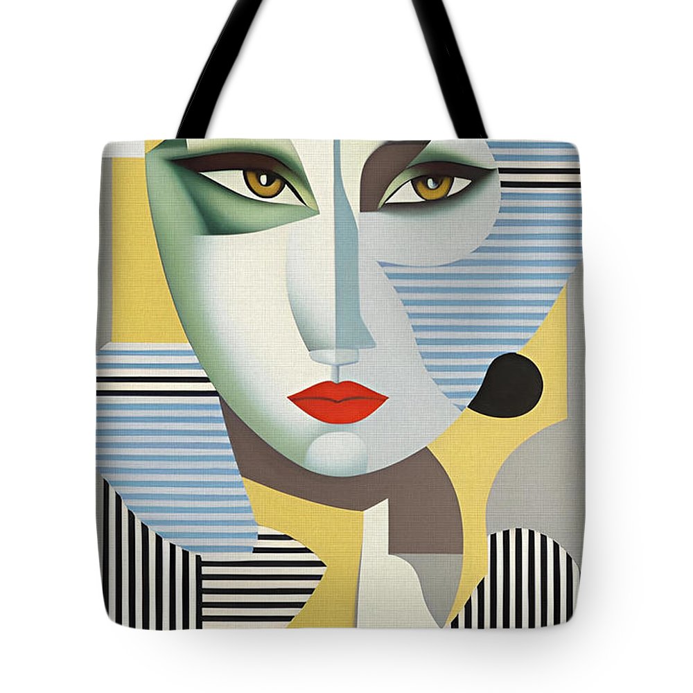 Cubist Elegance - Tote Bag