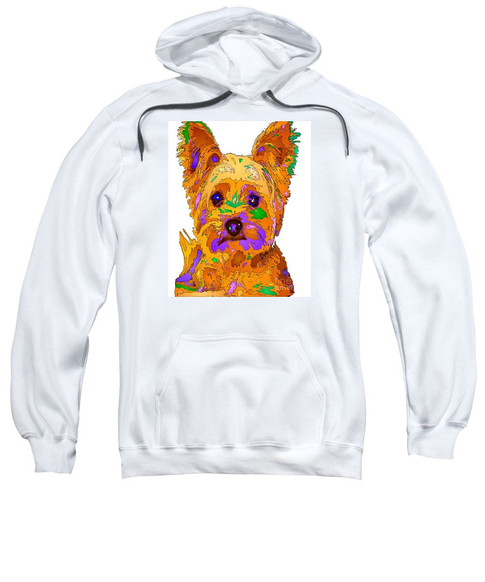 Sweat-shirt - Cupcake The Yorkie. Série pour animaux de compagnie