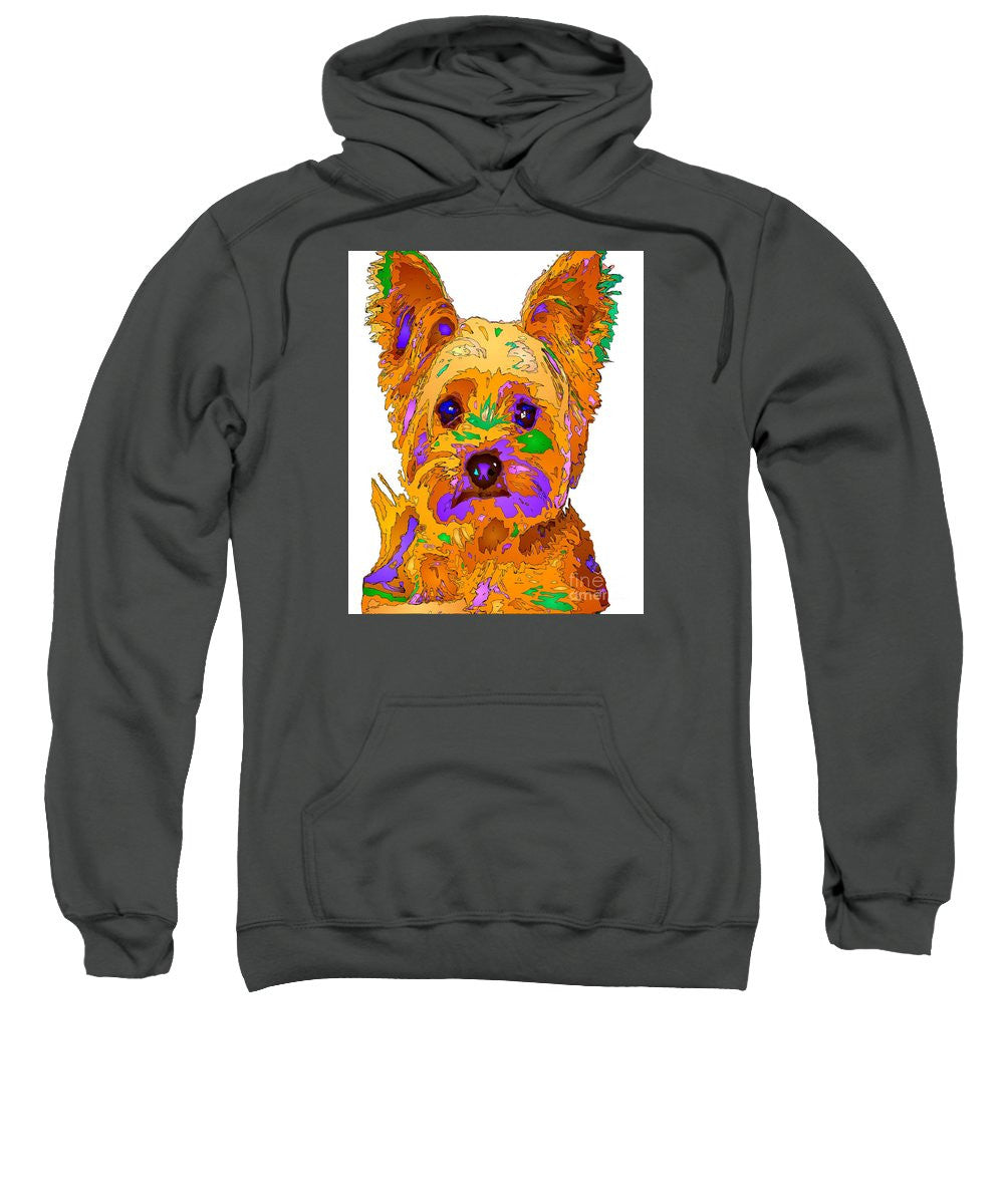 Sweat-shirt - Cupcake The Yorkie. Série pour animaux de compagnie