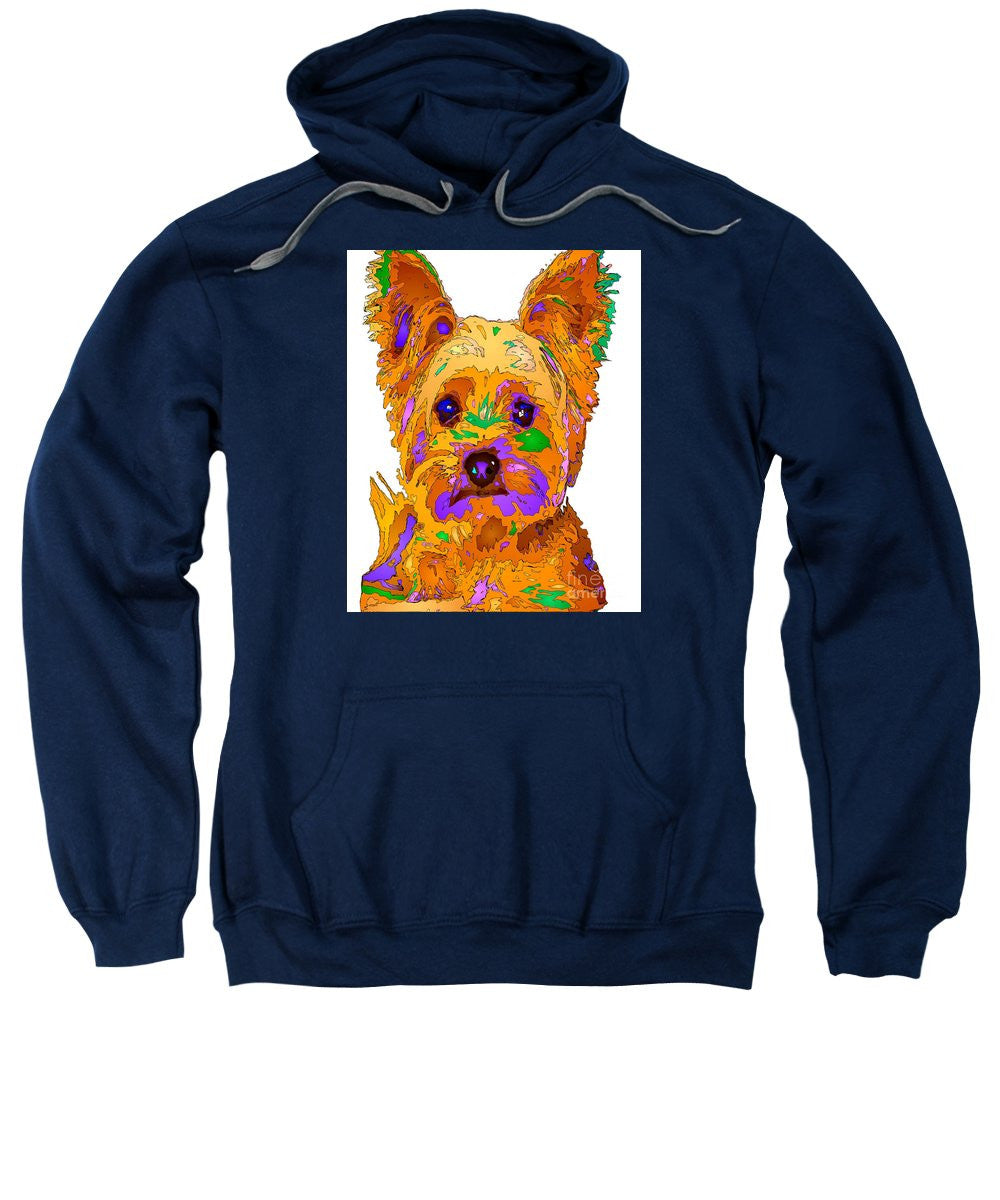 Sweat-shirt - Cupcake The Yorkie. Série pour animaux de compagnie