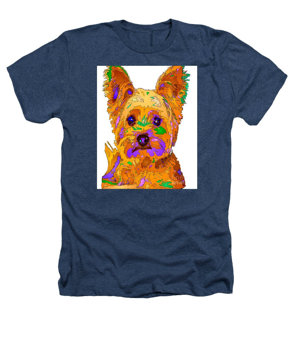 Heathers T-Shirt - Cupcake The Yorkie. Pet Series