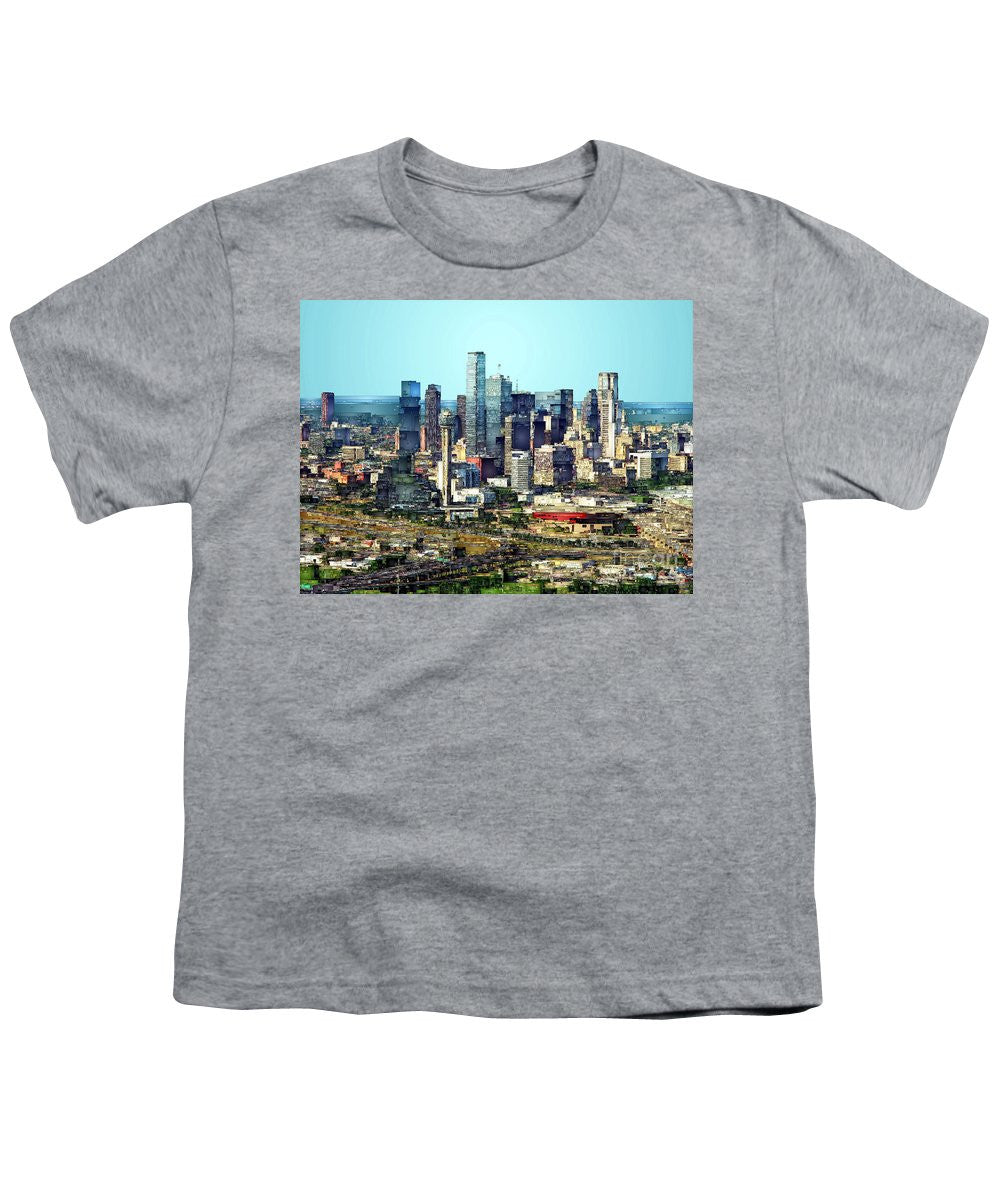 T-shirt pour jeunes - Dallas Skyline