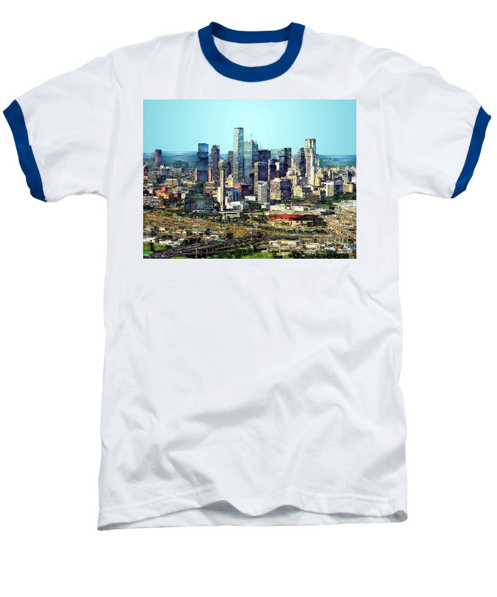 Baseball T-Shirt - Dallas Skyline