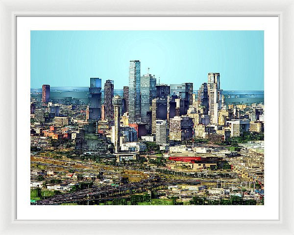 Framed Print - Dallas Skyline