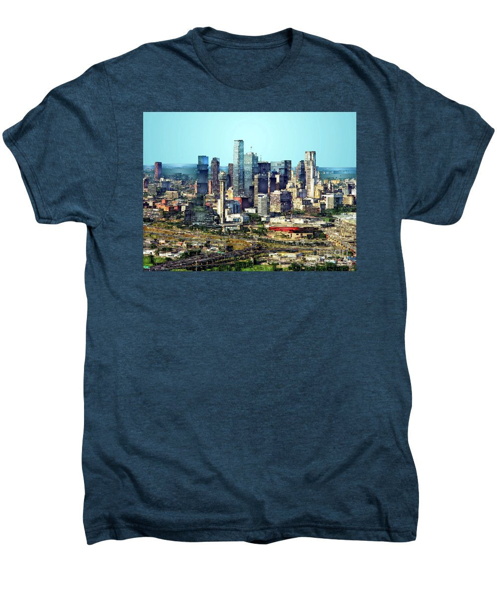Men's Premium T-Shirt - Dallas Skyline