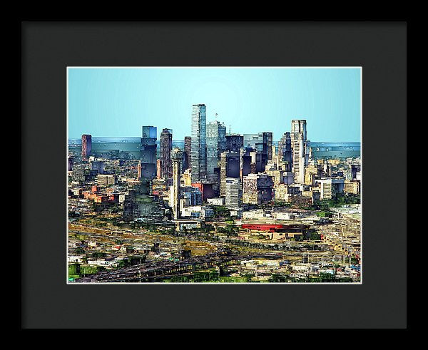 Framed Print - Dallas Skyline