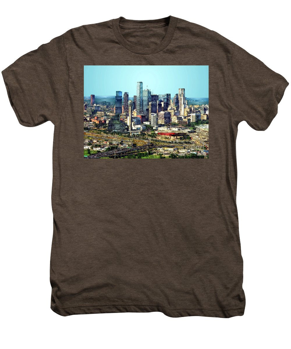Men's Premium T-Shirt - Dallas Skyline