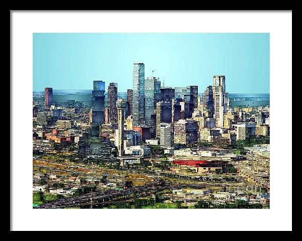 Framed Print - Dallas Skyline