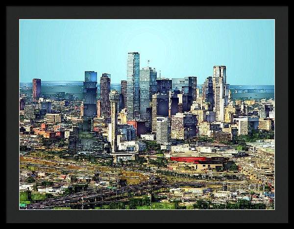 Framed Print - Dallas Skyline