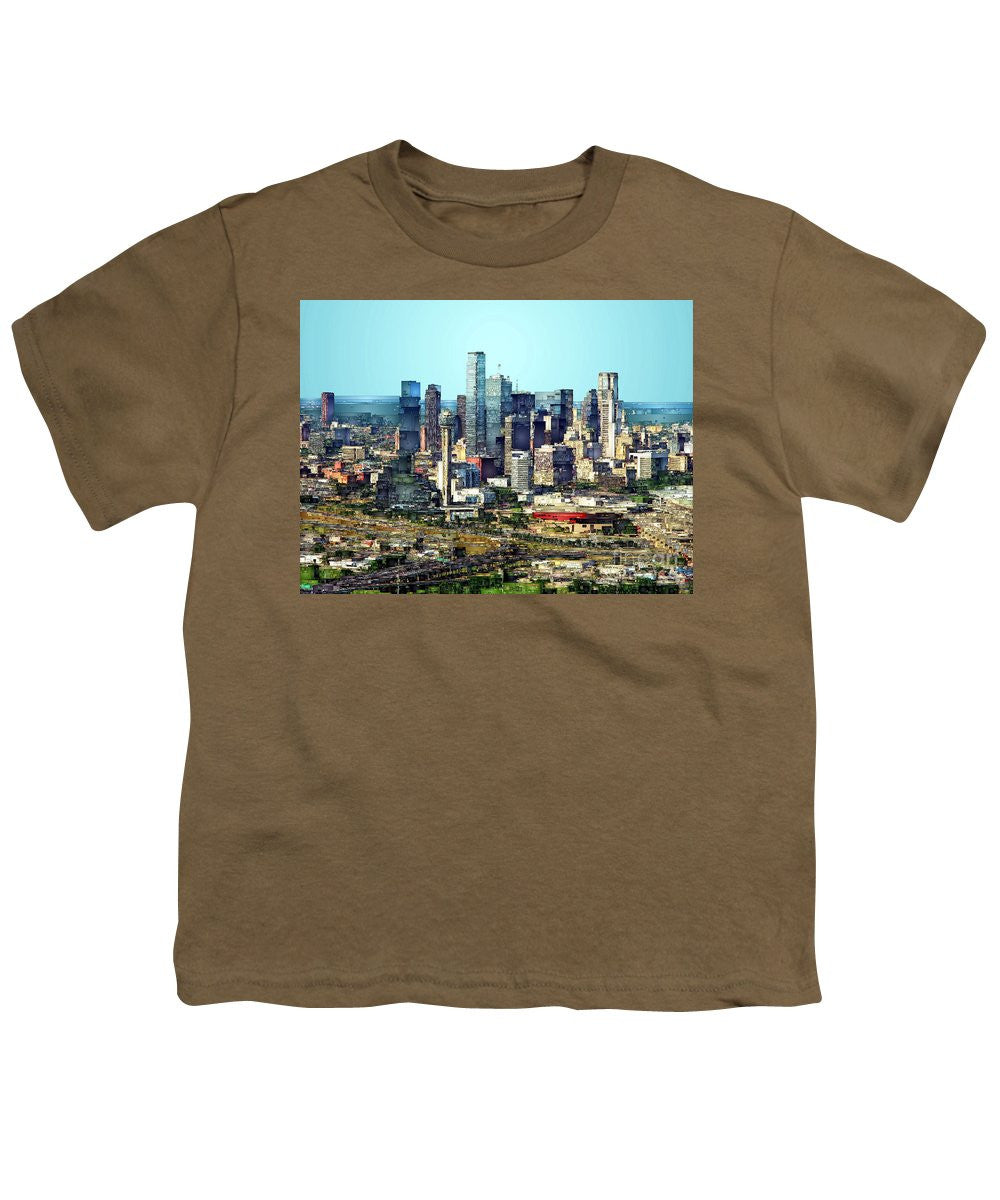 T-shirt pour jeunes - Dallas Skyline