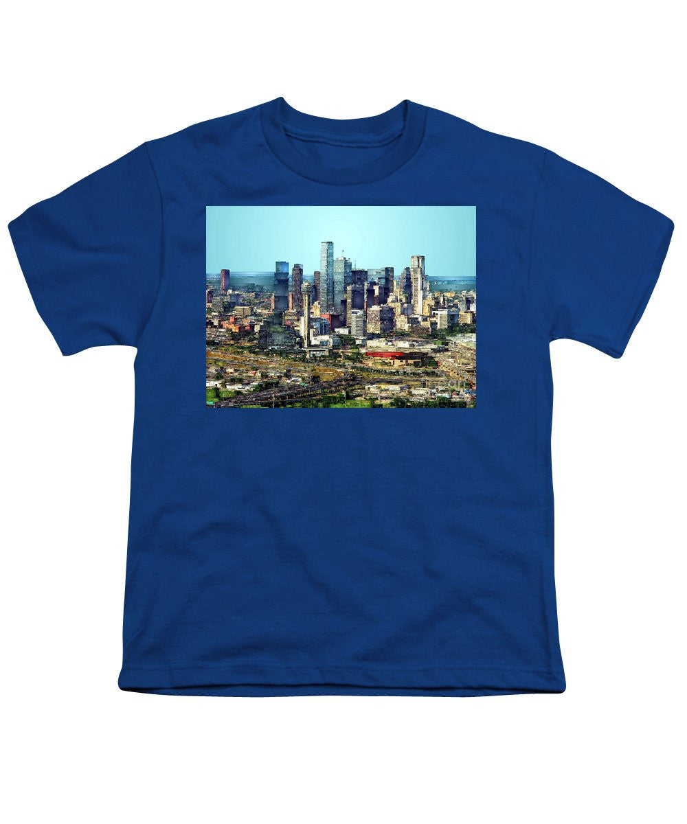 Youth T-Shirt - Dallas Skyline