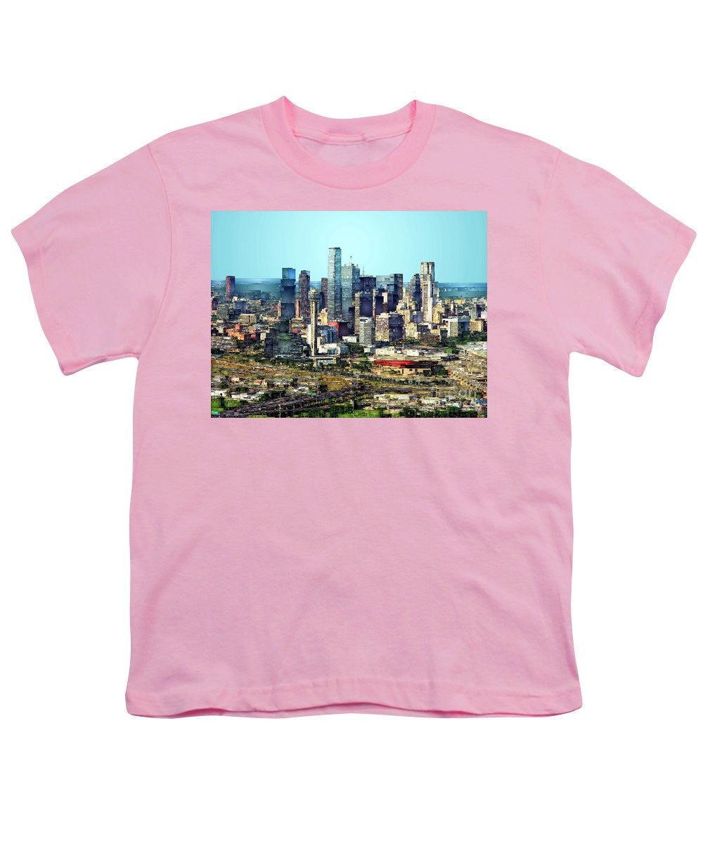 Youth T-Shirt - Dallas Skyline