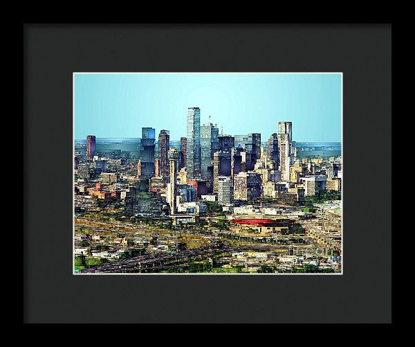 Framed Print - Dallas Skyline