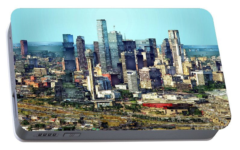 Portable Battery Charger - Dallas Skyline