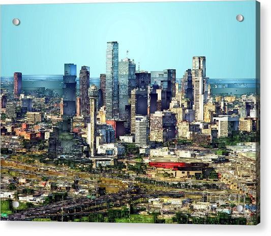 Acrylic Print - Dallas Skyline