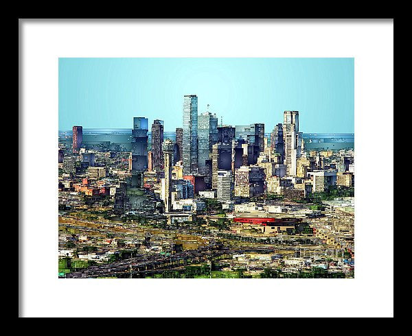 Framed Print - Dallas Skyline