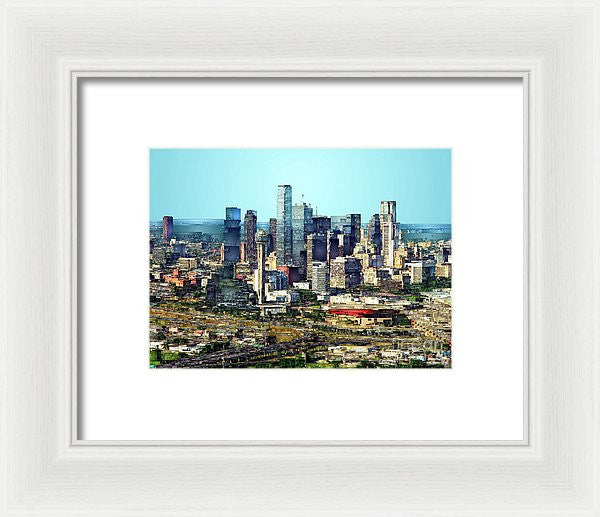 Framed Print - Dallas Skyline