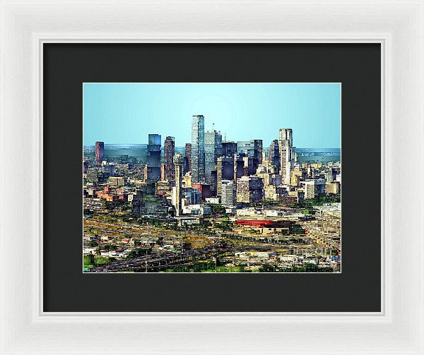 Framed Print - Dallas Skyline