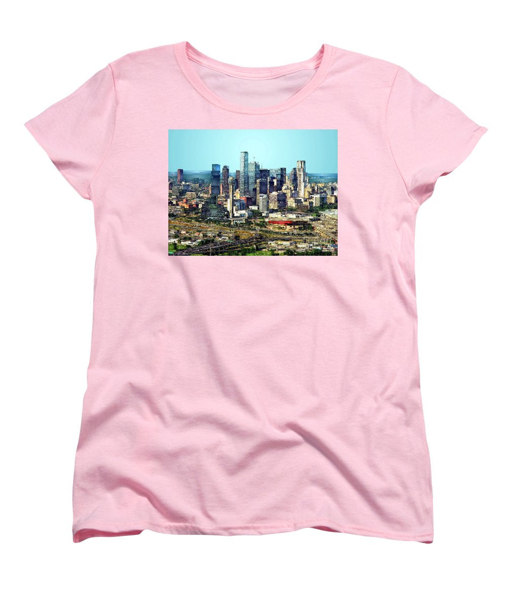 Women's T-Shirt (Standard Cut) - Dallas Skyline