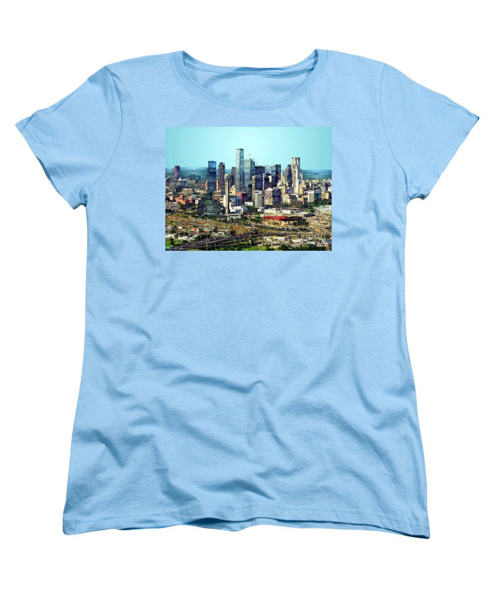 Women's T-Shirt (Standard Cut) - Dallas Skyline