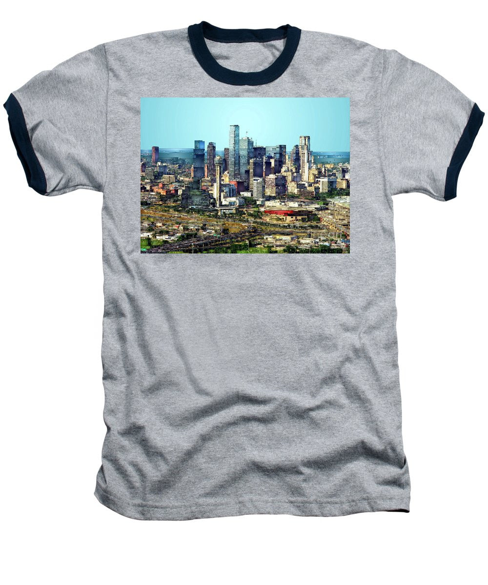 Baseball T-Shirt - Dallas Skyline