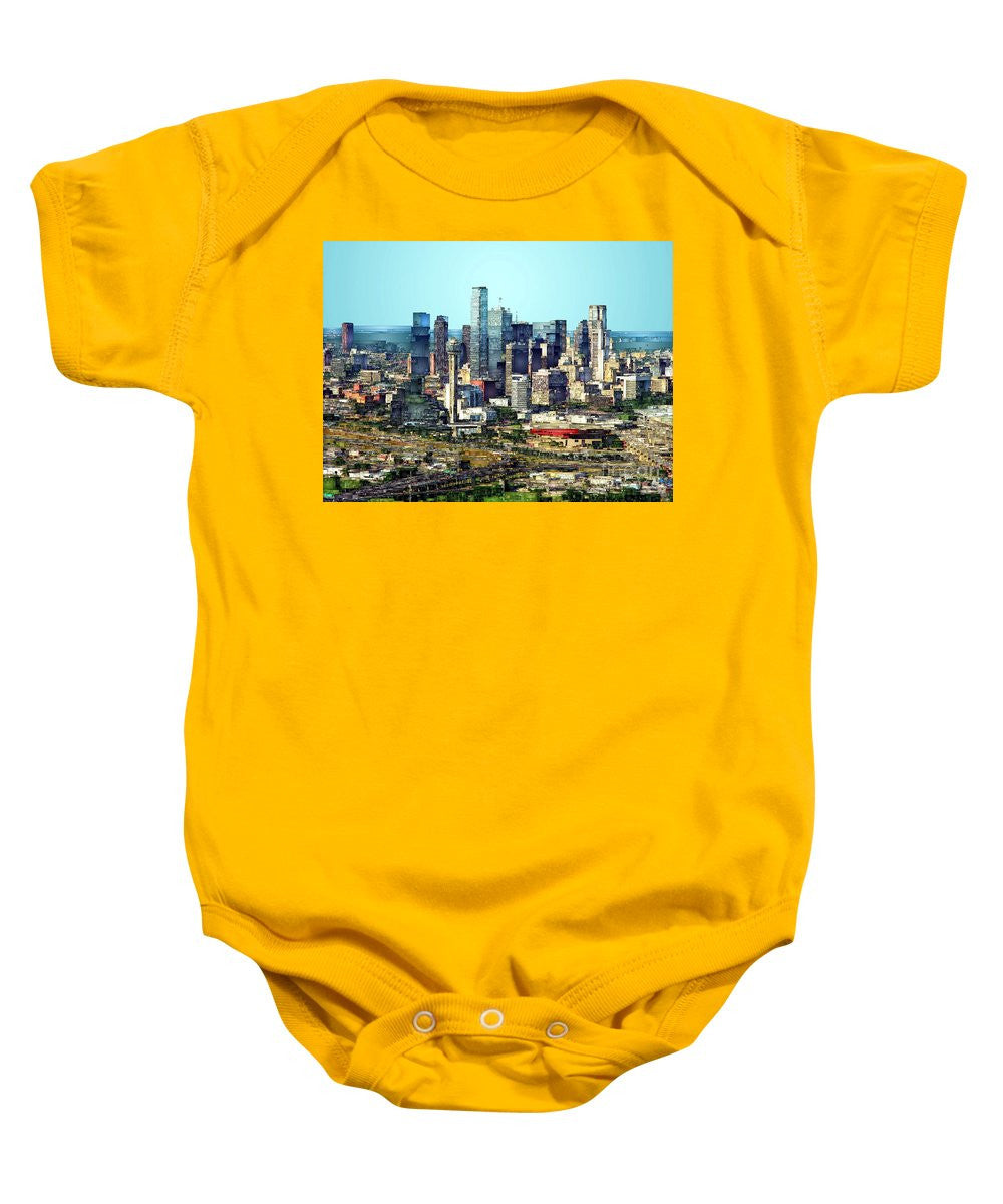 Baby Onesie - Dallas Skyline