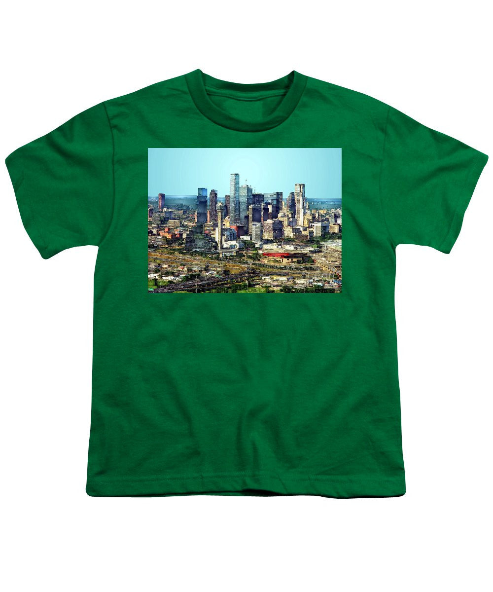 T-shirt pour jeunes - Dallas Skyline