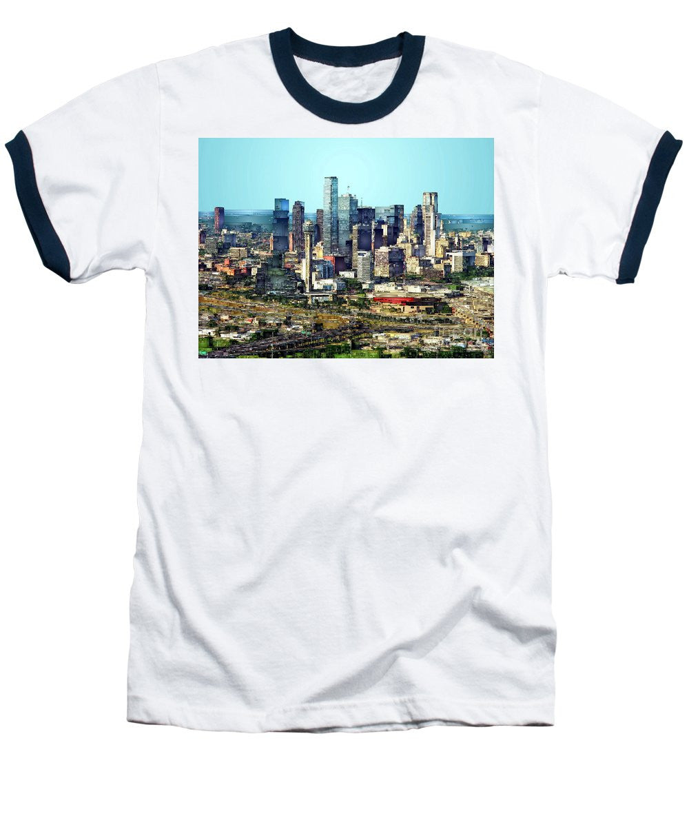 Baseball T-Shirt - Dallas Skyline