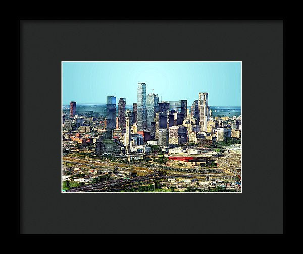 Framed Print - Dallas Skyline