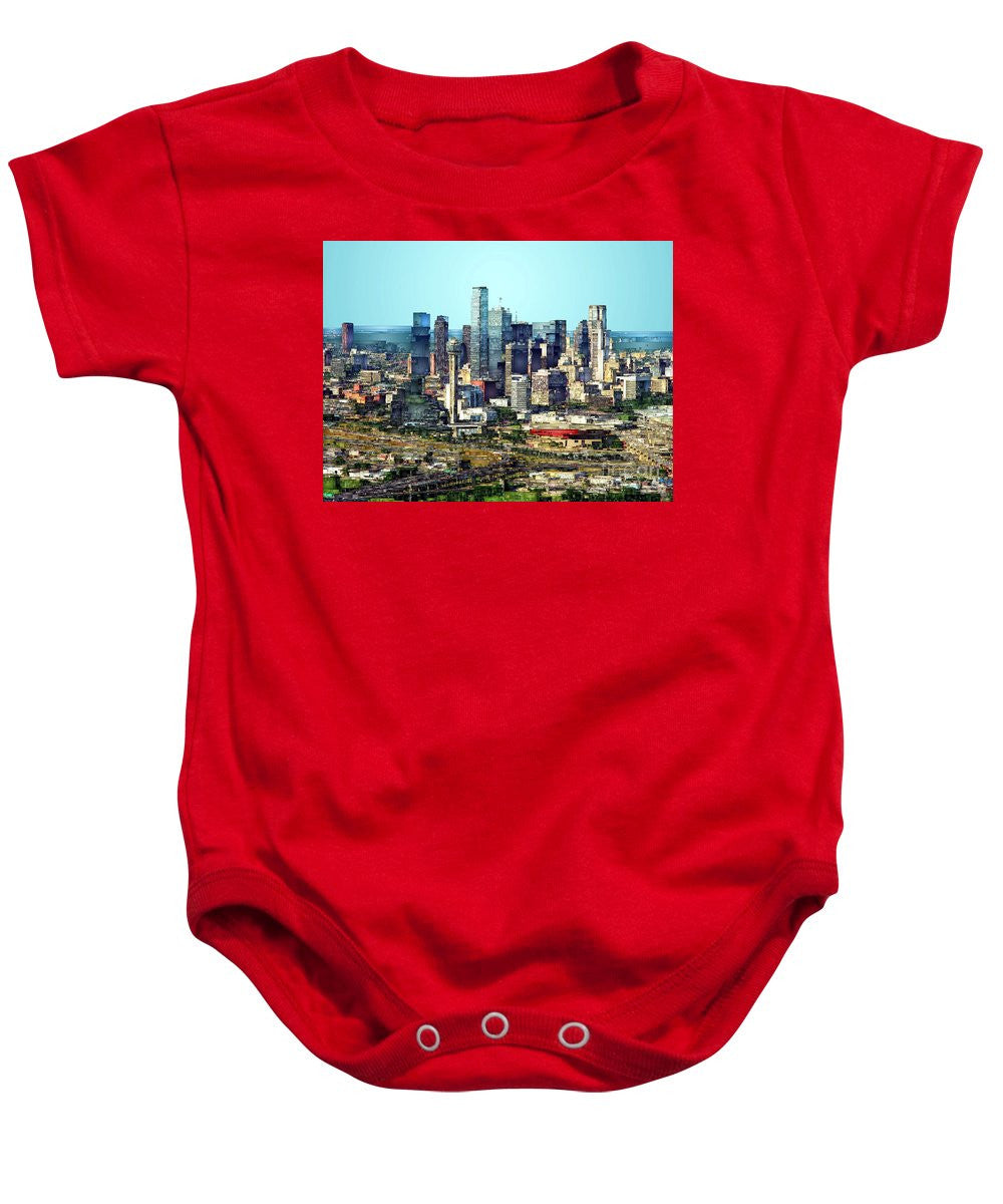 Baby Onesie - Dallas Skyline