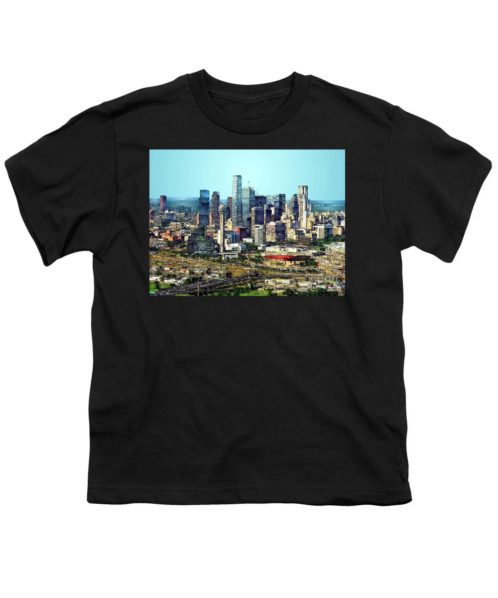 T-shirt pour jeunes - Dallas Skyline