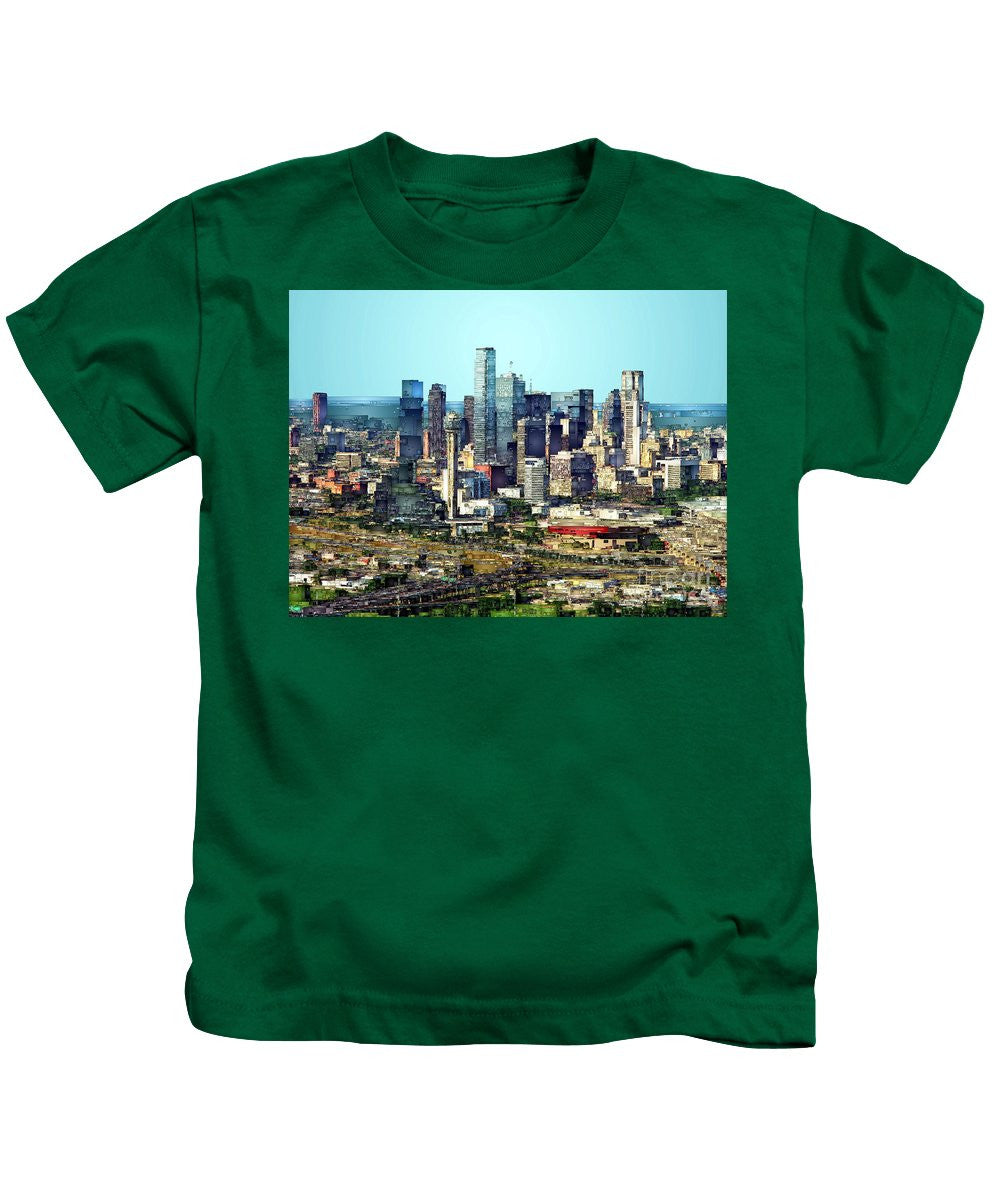 Kids T-Shirt - Dallas Skyline