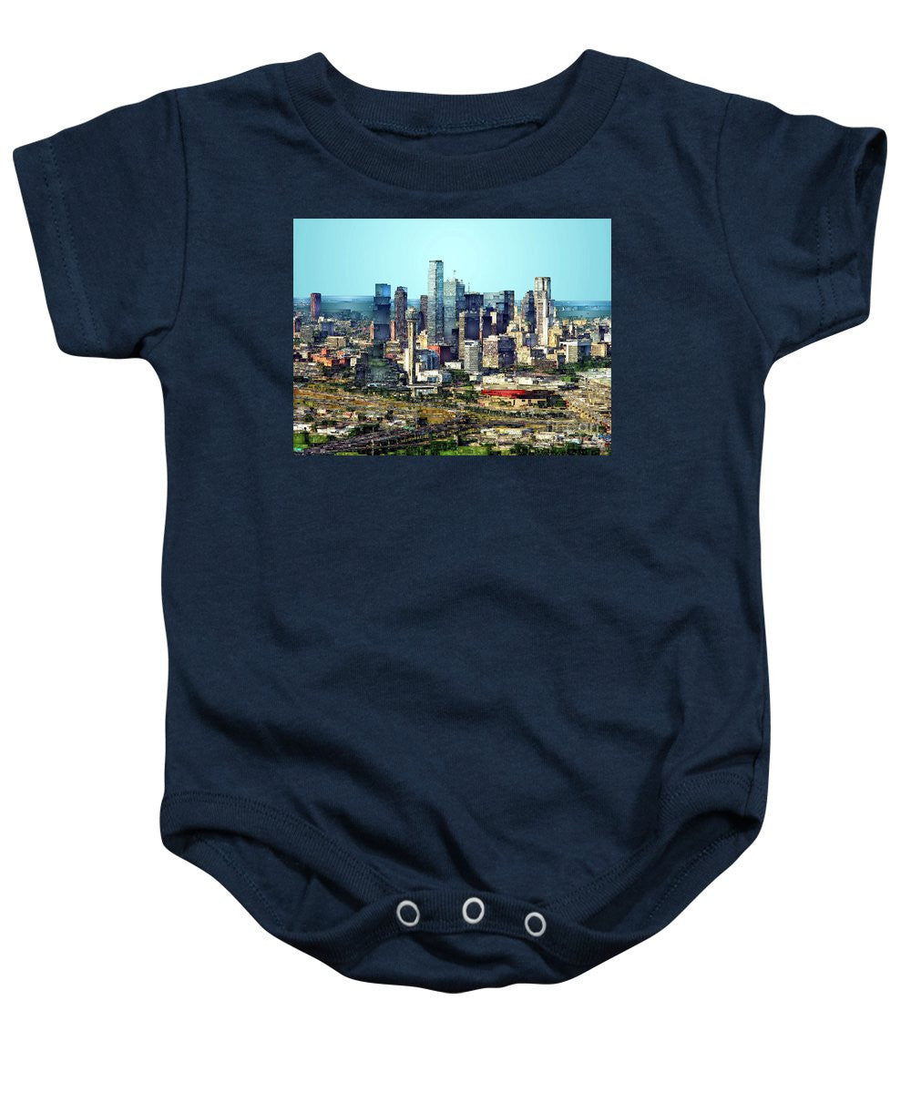 Baby Onesie - Dallas Skyline