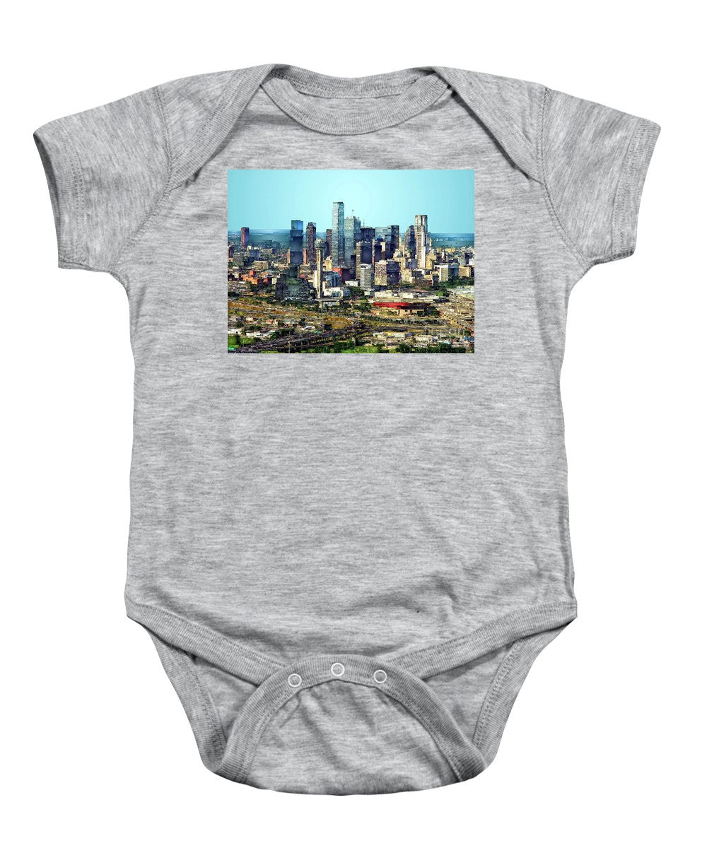 Baby Onesie - Dallas Skyline