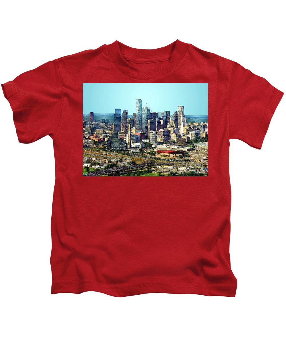 Kids T-Shirt - Dallas Skyline