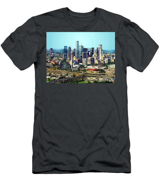 T-shirt pour homme (coupe ajustée) - Dallas Skyline