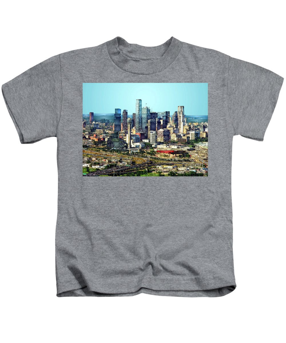 Kids T-Shirt - Dallas Skyline