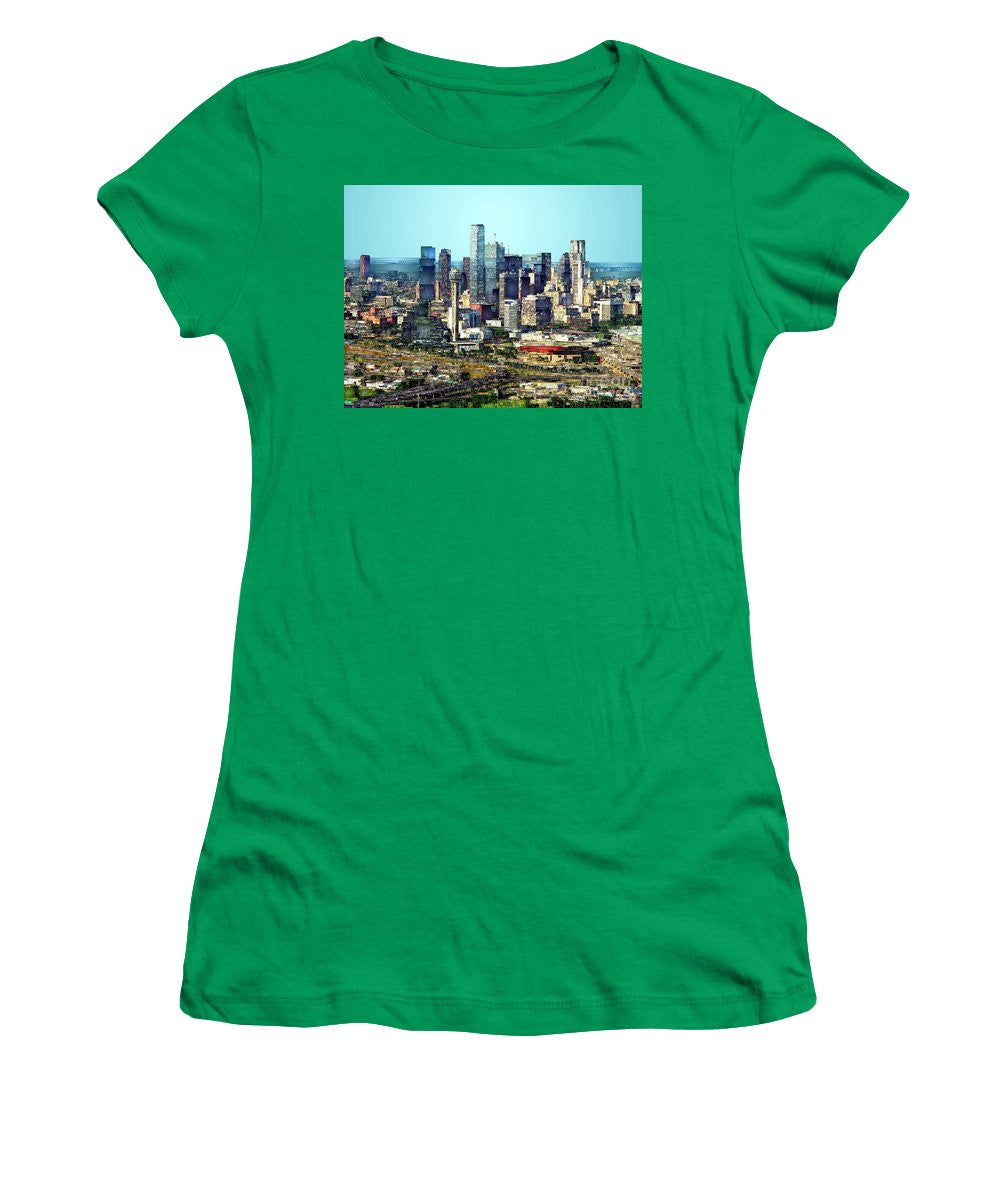 Women's T-Shirt (Junior Cut) - Dallas Skyline