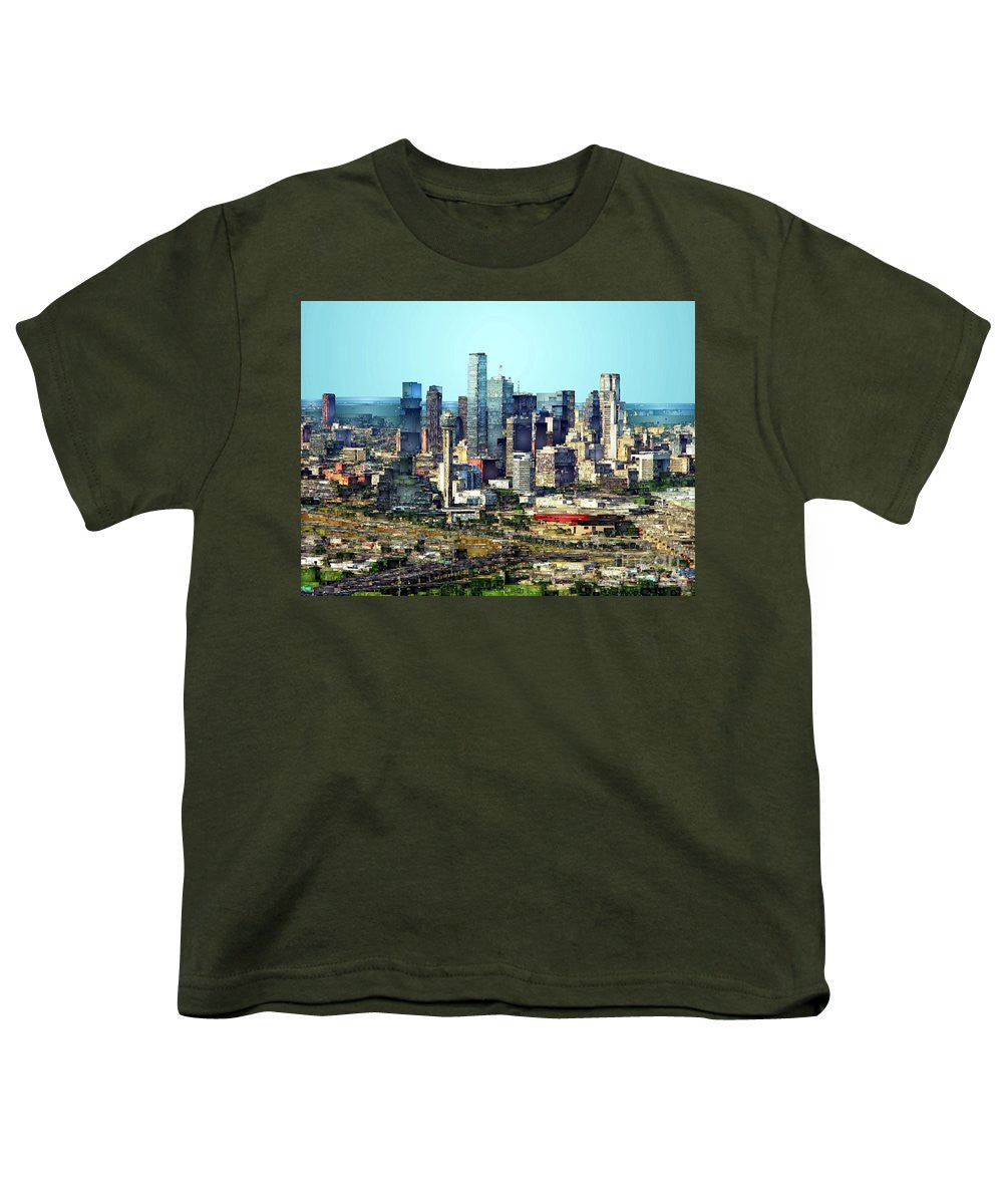 T-shirt pour jeunes - Dallas Skyline