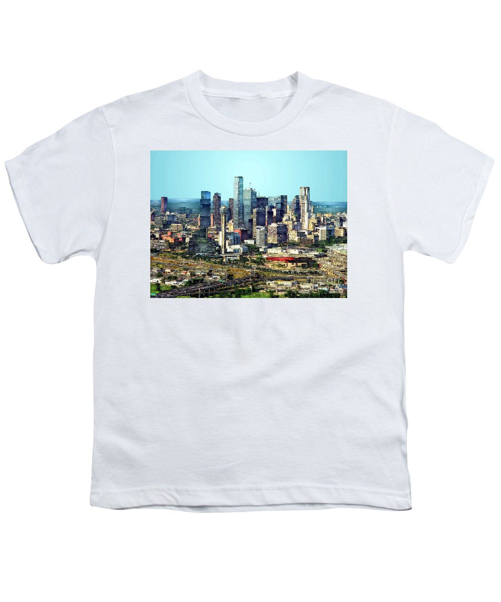 T-shirt pour jeunes - Dallas Skyline