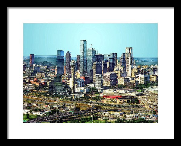 Framed Print - Dallas Skyline