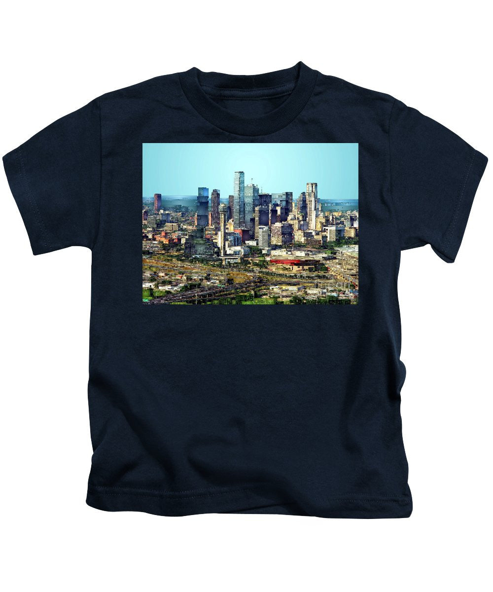 Kids T-Shirt - Dallas Skyline