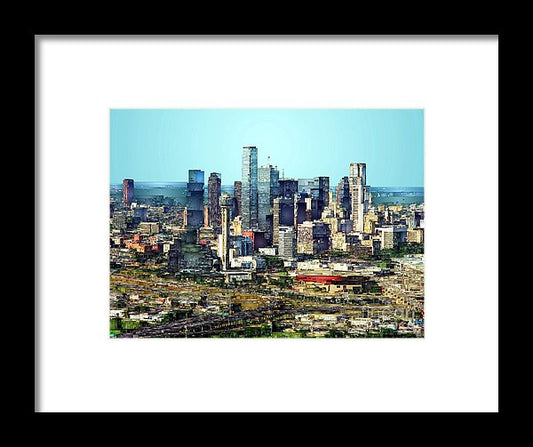 Framed Print - Dallas Skyline