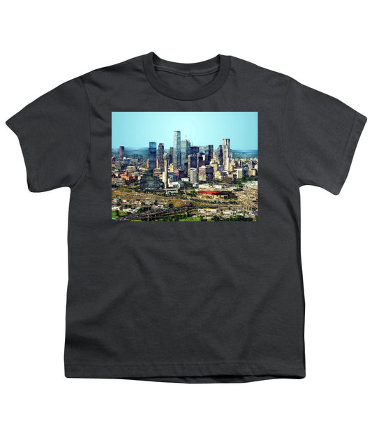 Youth T-Shirt - Dallas Skyline