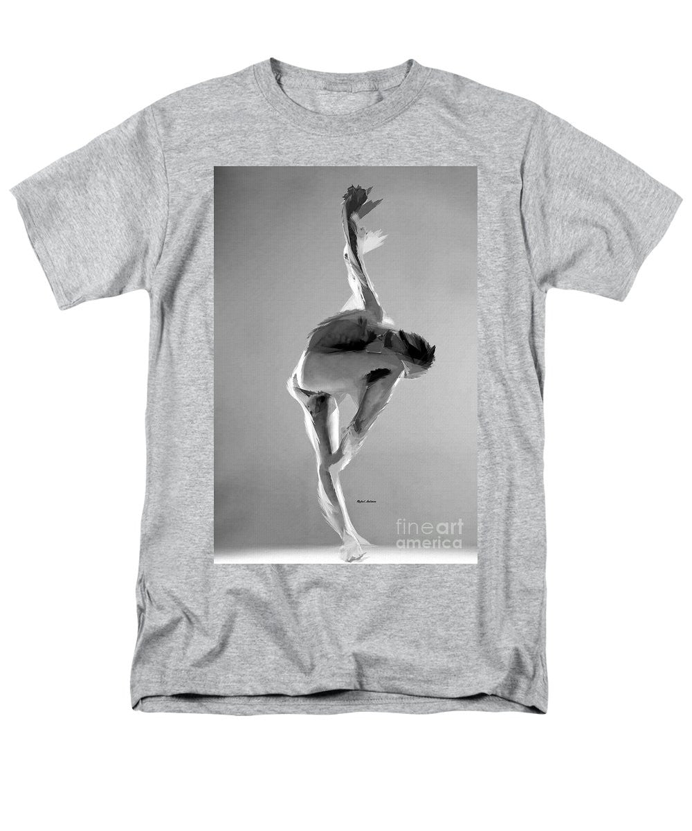 Men's T-Shirt  (Regular Fit) - Dance Pose In Black And White