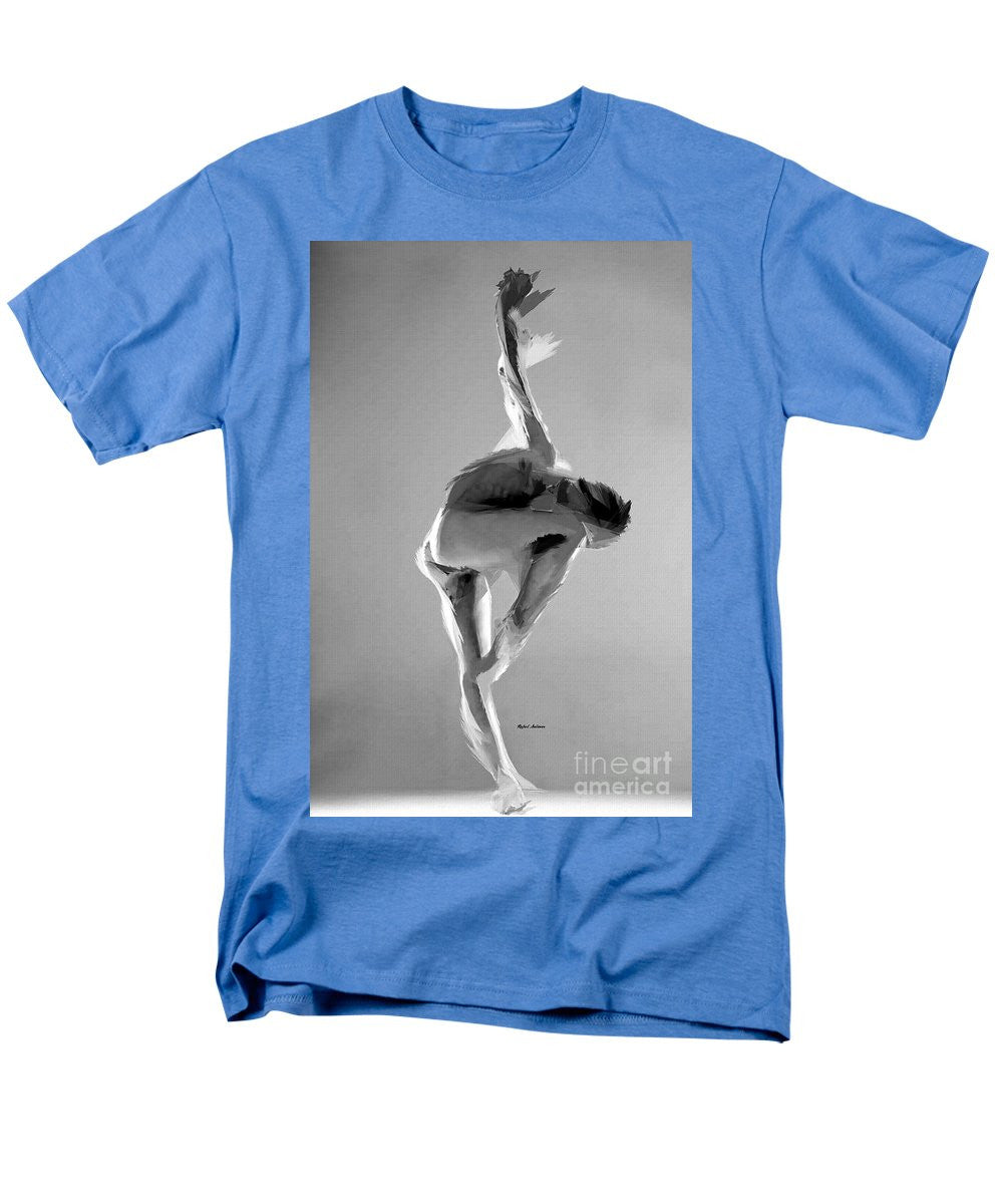 Men's T-Shirt  (Regular Fit) - Dance Pose In Black And White