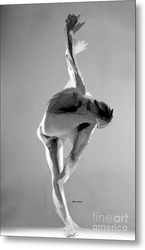 Metal Print - Dance Pose In Black And White